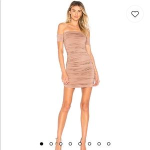 Off the shoulder revolve dress